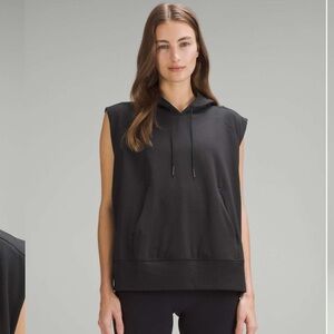 Lululemon French Terry Sleeveless Hoodie Black